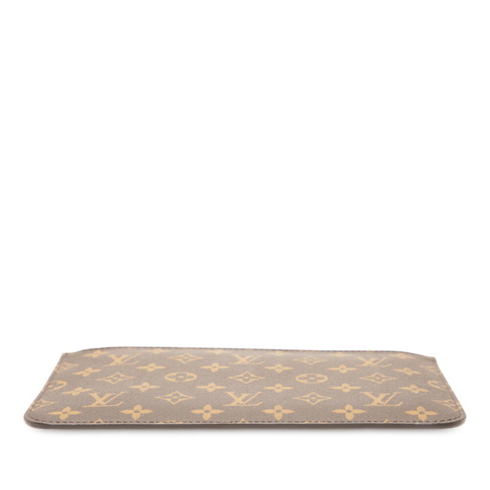 LOUIS VUITTON Brown Monogram Neverfull MM Pouch - Picture 3 of 5
